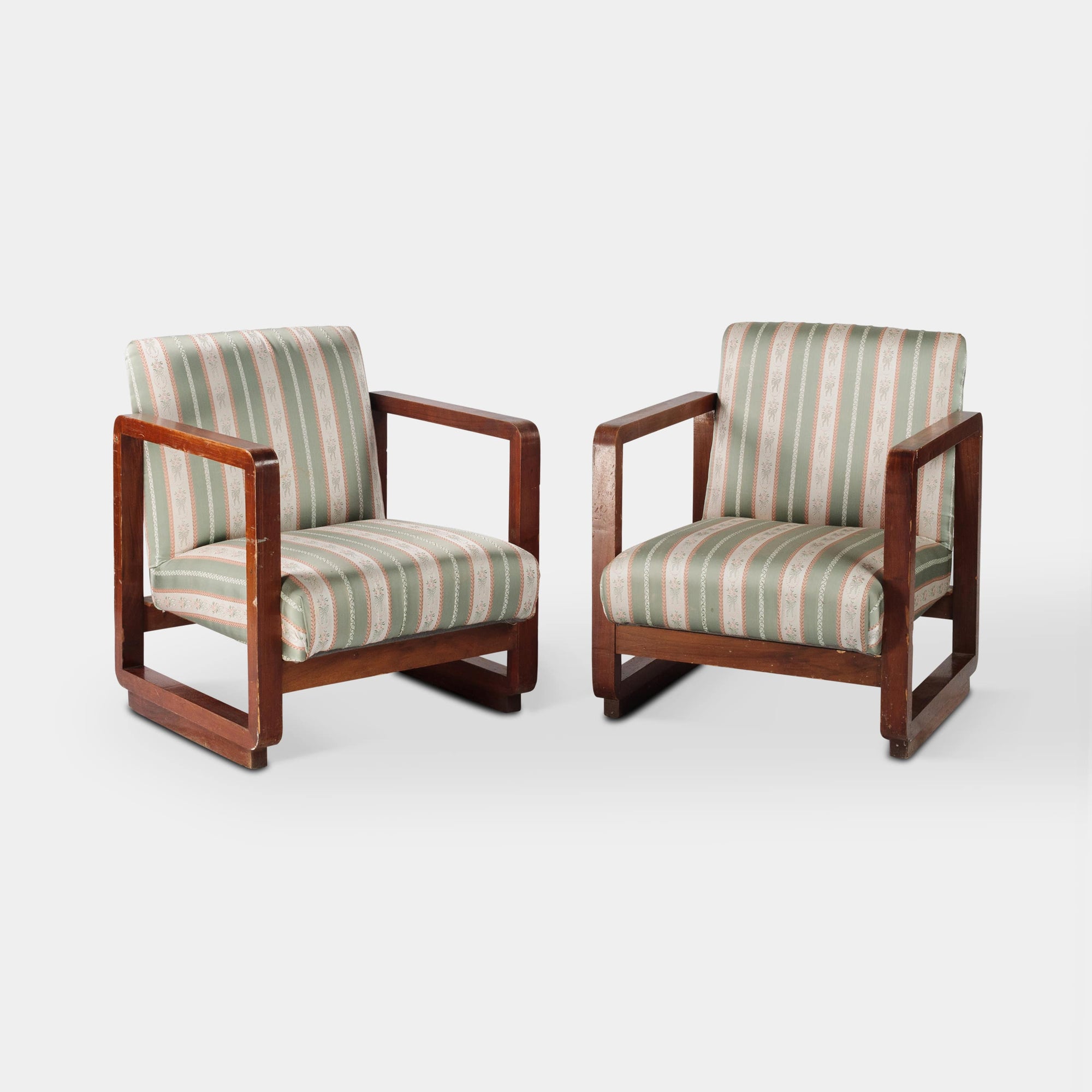 Coppia di Poltroncine Art Deco - Set di 2