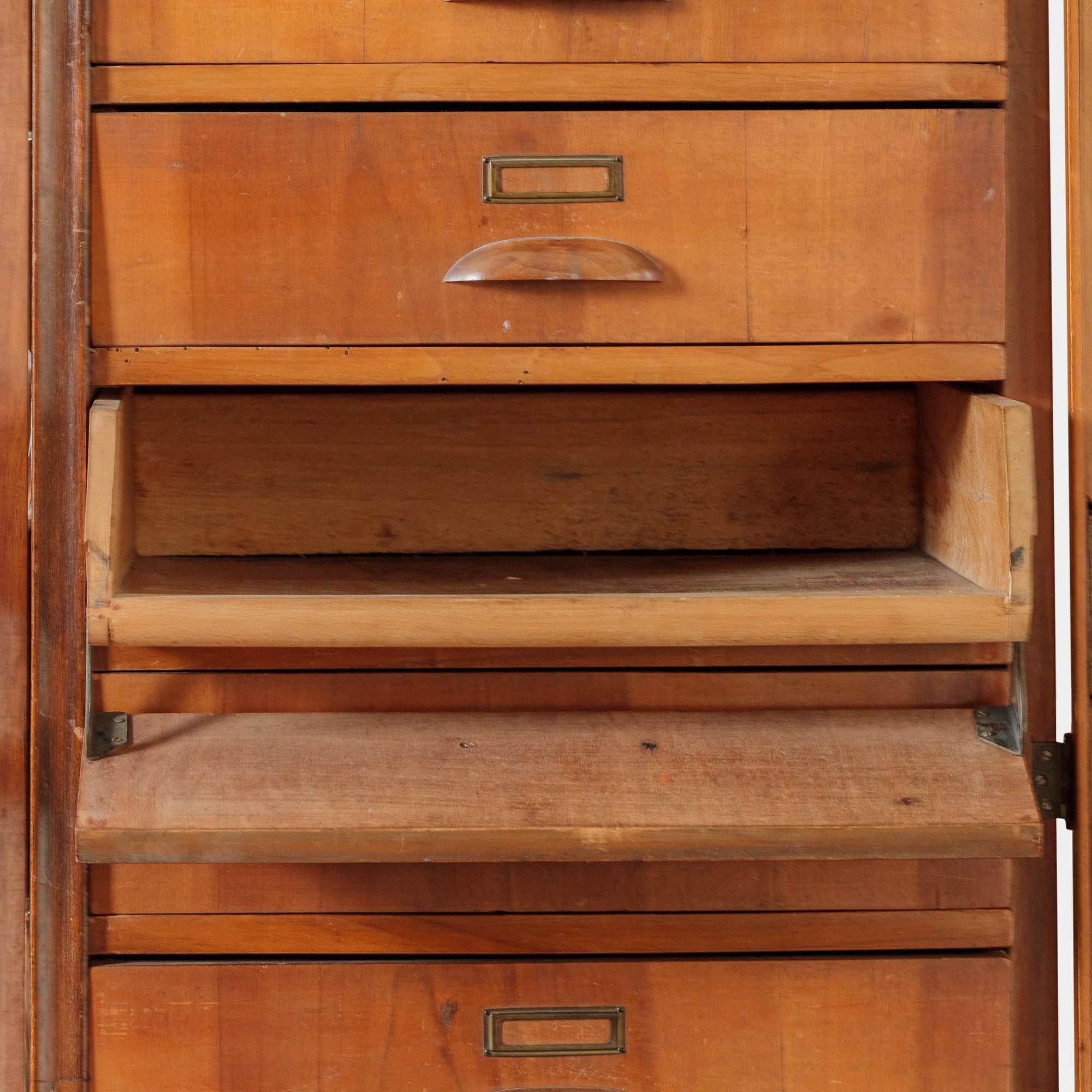 Rosewood Veneer Filing Cabinet 1970s